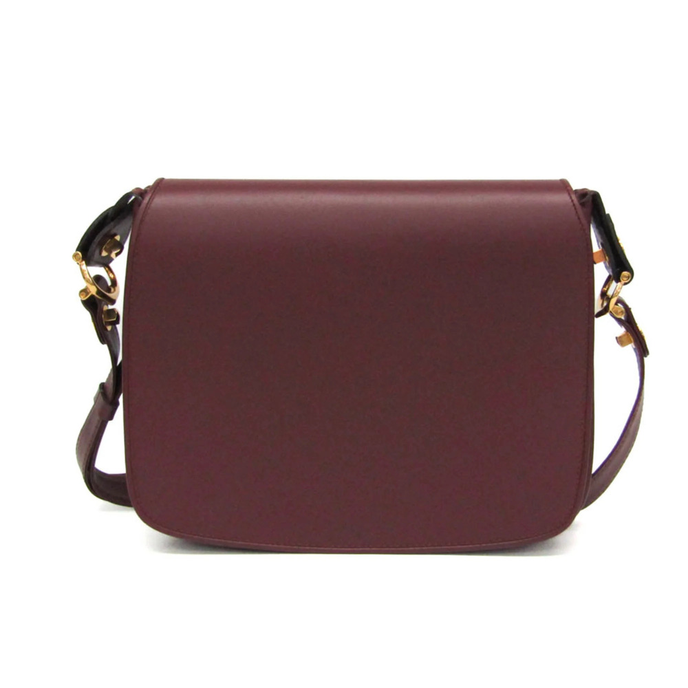 Cartier Must Women's Leather Messenger Bag,Shoulder Bag Bordeaux
